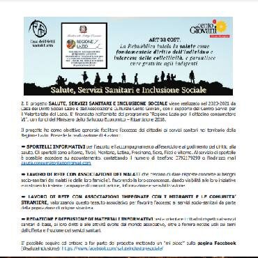 Salute, servizi sanitari e inclusione sociale