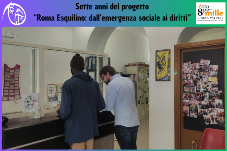 Sette anni del progetto “Roma Esquilino: dall’emergenza sociale ai diritti” grazie all’8 per mille della Chiesa Valdese
