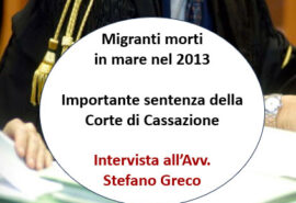 Migranti morti in mare nel 2013 e la sentenza della Cassazione