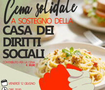 12 giugno cena solidale a sostegno della CDS